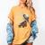 Please Chew Quieter Introverts Casual Everyday Women's Comfort Colors T-Shirt Mustard