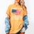 Please Be Patient With Me I'm From The 1900s American Flag Women's Comfort Colors T-Shirt Mustard