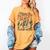 Please Be Patient I'm From The 1900s Cowboy Skeleton Women's Comfort Colors T-Shirt Mustard