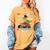 Pre k Graduation 2025 Pre-k Kindergarten Graduate Dinosaur Premium Tri-Blend Women's Comfort Colors T-Shirt Mustard