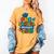 Preschool Graduation 2025 Pre-k Graduate Kids Boys Girls Women's Comfort Colors T-Shirt Mustard