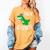 Preschool Graduation Preschooler Dinosaur Pre-K Dino Kids Women's Comfort Colors T-Shirt Mustard