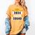 Prom Squad 2024 High School Graduation Party Premium Women's Comfort Colors T-Shirt Mustard