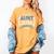 Proud Aunt Of 2018 Graduate Shirt Graduation Grad Women's Comfort Colors T-Shirt Mustard