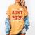 Proud Aunt Of a Class Of 2025 Graduate For Graduation Women's Comfort Colors T-Shirt Mustard