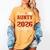 Proud Aunty Of a Class Of 2026 Graduate Senior Graduation Women's Comfort Colors T-Shirt Mustard
