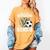 Proud Boyfriend Of A 2026 Senior Soccer Graduation Leopard Women's Comfort Colors T-Shirt Mustard