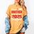 Proud Brother Of A Class Of 2025 Graduate Senior Graduation Women's Comfort Colors T-Shirt Mustard