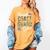 Proud Coast Guard Sister US Coast Guard Graduation Sister Women's Comfort Colors T-Shirt Mustard