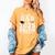 Proud Dad Of A 2025 College Graduate Graduation Women's Comfort Colors T-Shirt Mustard