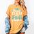 Proud Dad Of a Class Of 2021 Senior Graduate Graduation Women's Comfort Colors T-Shirt Mustard