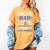 Proud Dad Of A State Trooper Police Officer Graduation Women's Comfort Colors T-Shirt Mustard