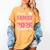 Proud Family Of a Class Of 2026 Graduate For Graduation Women's Comfort Colors T-Shirt Mustard