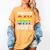 Proud Gay Engineer LGBTQ Rainbow Engineering Graduation Women's Comfort Colors T-Shirt Mustard