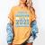 Proud Godson Of a 2021 Graduate School Graduation Family Women's Comfort Colors T-Shirt Mustard