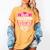 Proud Grandma Of a 2018 Grad Graduation Family Women's Comfort Colors T-Shirt Mustard