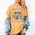Proud GRANDMA Of a 2025 PRE-K Graduate -Graduation Women's Comfort Colors T-Shirt Mustard