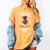 Proud Grandpa Of a 2026 Football Senior Graduation Women's Comfort Colors T-Shirt Mustard