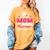 Proud Mom Of 2024 5th Grade Graduate Mother Graduation Women's Comfort Colors T-Shirt Mustard