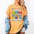 Proud MOM Of a 2025 PRE-K Graduate -Graduation Women's Comfort Colors T-Shirt Mustard