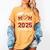 Proud Mom Of 2025 Senior Graduate Matching Family Graduation Women's Comfort Colors T-Shirt Mustard