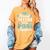 Proud Mom Of a Class Of 2021 Senior Graduate Graduation Women's Comfort Colors T-Shirt Mustard