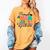 Proud Mom Class Of 2025 Kindergarten Graduate Graduation Women's Comfort Colors T-Shirt Mustard