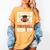 Proud Mom Of a Football Senior 2026 Graduation Gifts Women's Comfort Colors T-Shirt Mustard