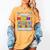 Proud MOMMY Of a 2025 Preschool Graduate Graduation Women's Comfort Colors T-Shirt Mustard