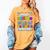 Proud SISTER Of a 2025 Kindergarten Graduate Graduation Women's Comfort Colors T-Shirt Mustard