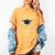 Proud Step Dad The Class Of 2019 Graduate Graduation Shirt Women's Comfort Colors T-Shirt Mustard