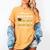 Proud Stepdad Class Of 2021 Graduate Senior 21 Graduation Women's Comfort Colors T-Shirt Mustard