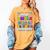 Proud UNCLE Of a 2025 Kindergarten Graduate Graduation Women's Comfort Colors T-Shirt Mustard