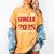 Proud Uncle Of a Class Of 2025 Graduate For Graduation Women's Comfort Colors T-Shirt Mustard