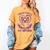 Purple In Memory Of Mother Mom Pancreatic Cancer Awareness Women's Comfort Colors T-Shirt Mustard