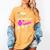 Queen 6th Grade Graduation For Girls Women's Comfort Colors T-Shirt Mustard