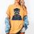 Raccoon Graduation Women's Comfort Colors T-Shirt Mustard