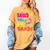 Raised On 90s Boy Bands Nostalgia Love Women Men Women's Comfort Colors T-Shirt Mustard