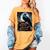 Raven On A Stack Of Books Wisdom Of Odin Women's Comfort Colors T-Shirt Mustard Raven On A Stack Of Books Wisdom Of Odin Women's Comfort Colors T-Shirt Mustard