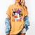 Read More Books Ghost Reading Book Teacher Halloween Women's Comfort Colors T-Shirt Mustard