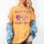 Read Your Heart Out Teacher Valentine Book Women's Comfort Colors T-Shirt Mustard