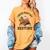I Read Past My Bedtime Reading Dinosaur Book Lover Women's Comfort Colors T-Shirt Mustard