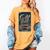 The Reader Tarot Card Book Dragon Romantasy Fantasy Bookish Women's Comfort Colors T-Shirt Mustard