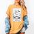 The Reader Tarot Card Bookworm Books Lover Dragon Librarians Women's Comfort Colors T-Shirt Mustard