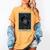 The Reader Tarot Card Mystic Dragon Book Magic Women's Comfort Colors T-Shirt Mustard