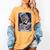 The Reader Tarot Card Women Book Lover Librarian Read Women's Comfort Colors T-Shirt Mustard