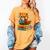 Reading Book Lover Red Panda Read Books Be Kind Stays Weird Women's Comfort Colors T-Shirt Mustard