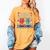 Reading Book Lover School Librarian Hooray It's Library Day Women's Comfort Colors T-Shirt Mustard