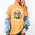 Reading Book Lovers Glasses Cartoon Worm Books Cute Bookworm Women's Comfort Colors T-Shirt Mustard