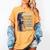 Reading Bookish Dragon Fantasy Women's Comfort Colors T-Shirt Mustard